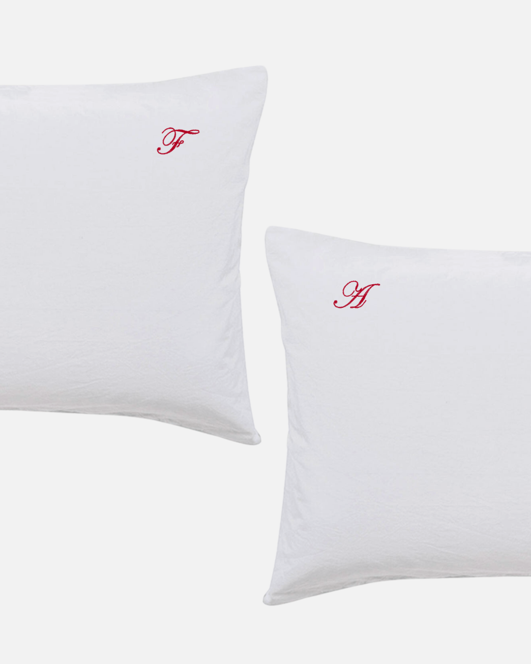 Custom Embroidered Pillowcases - Lorelai Font