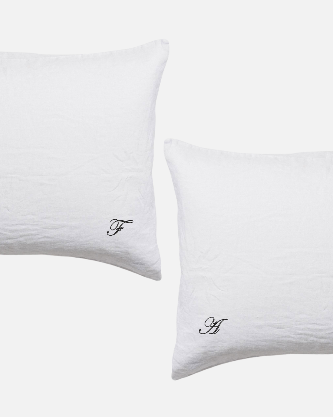 Custom Embroidered Pillowcases - Lorelai Font