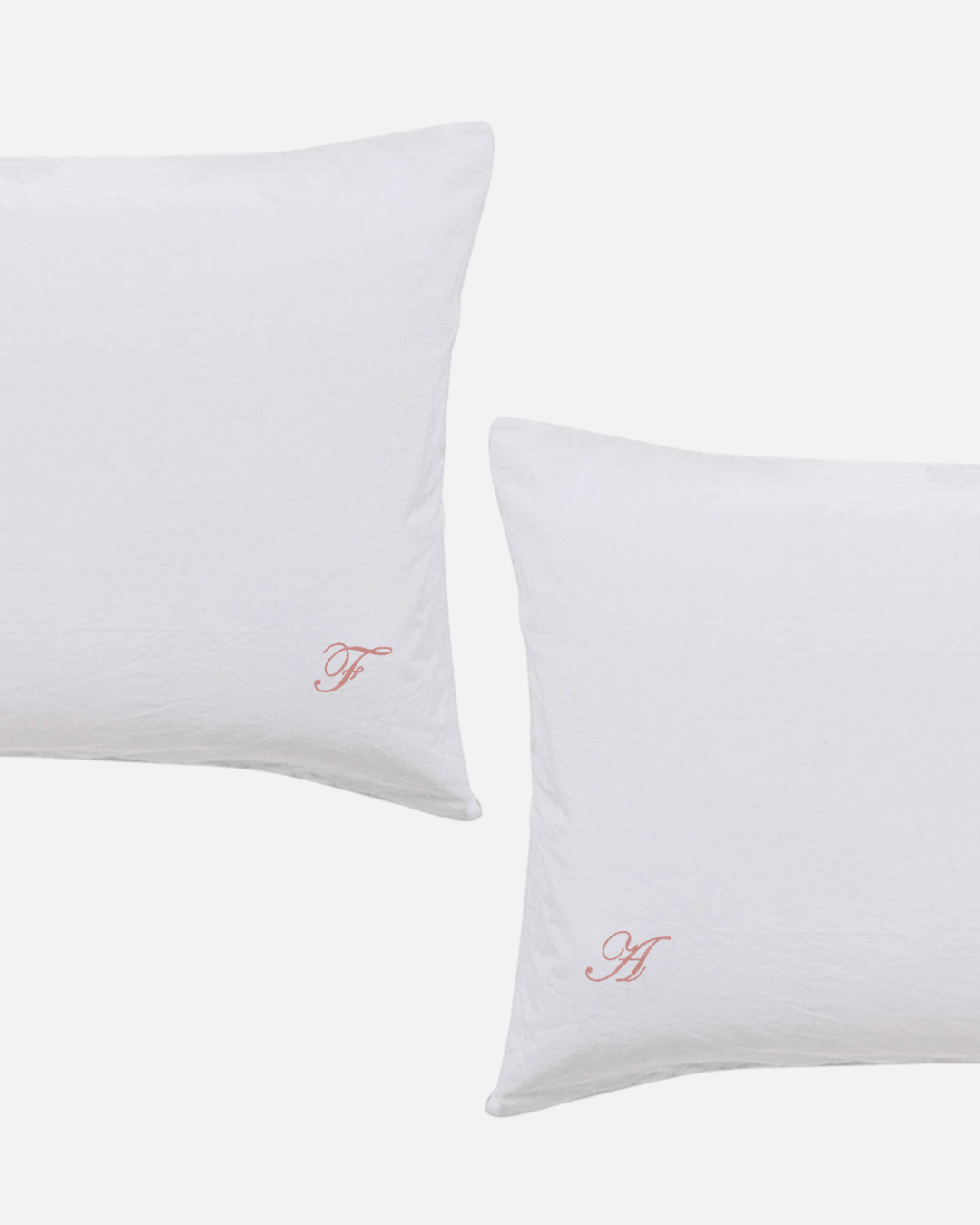 Custom Embroidered Pillowcases - Lorelai Font