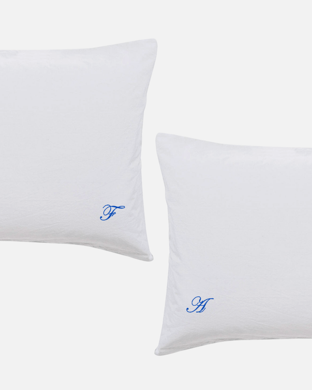 Custom Embroidered Pillowcases - Lorelai Font
