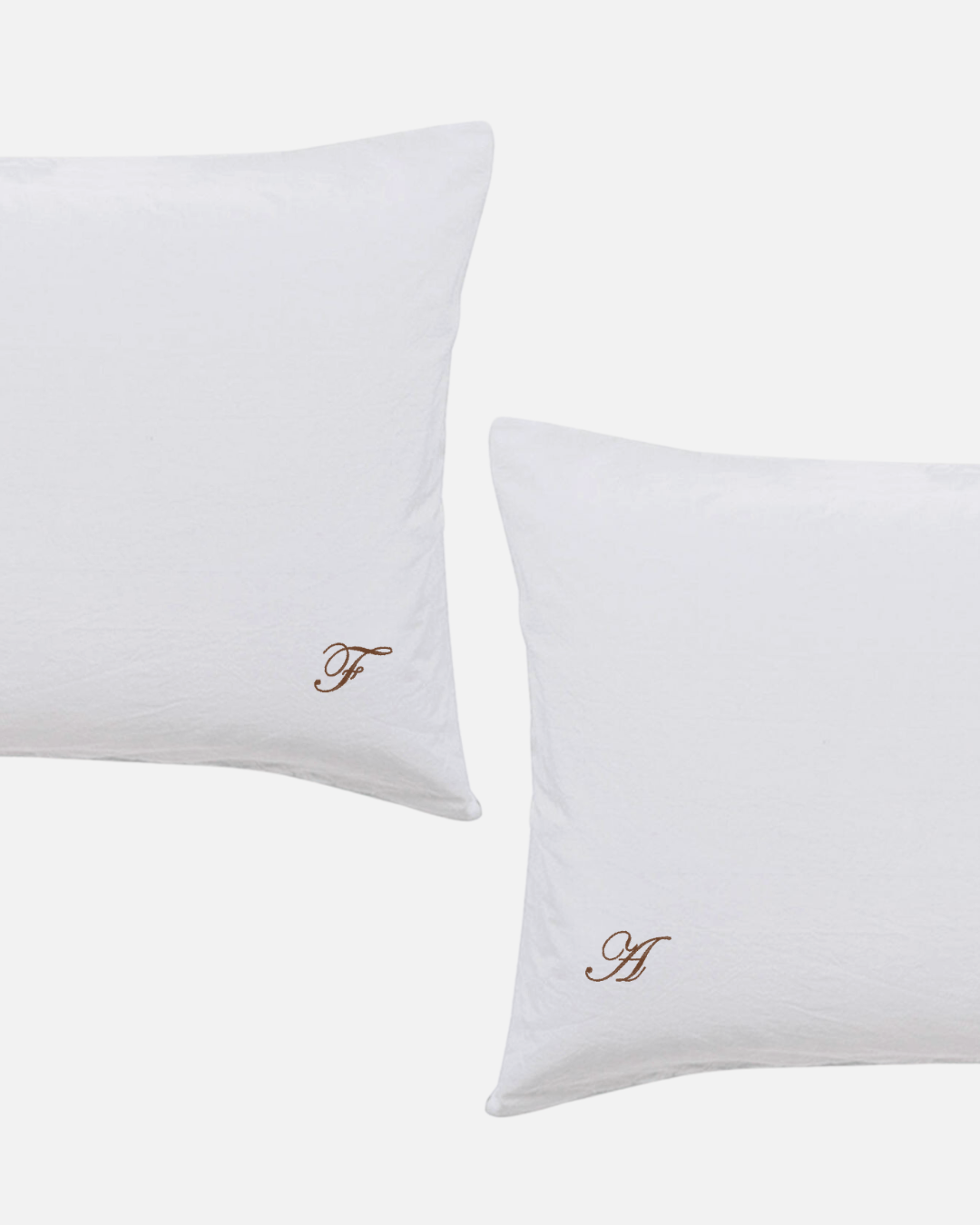 Custom Embroidered Pillowcases - Lorelai Font