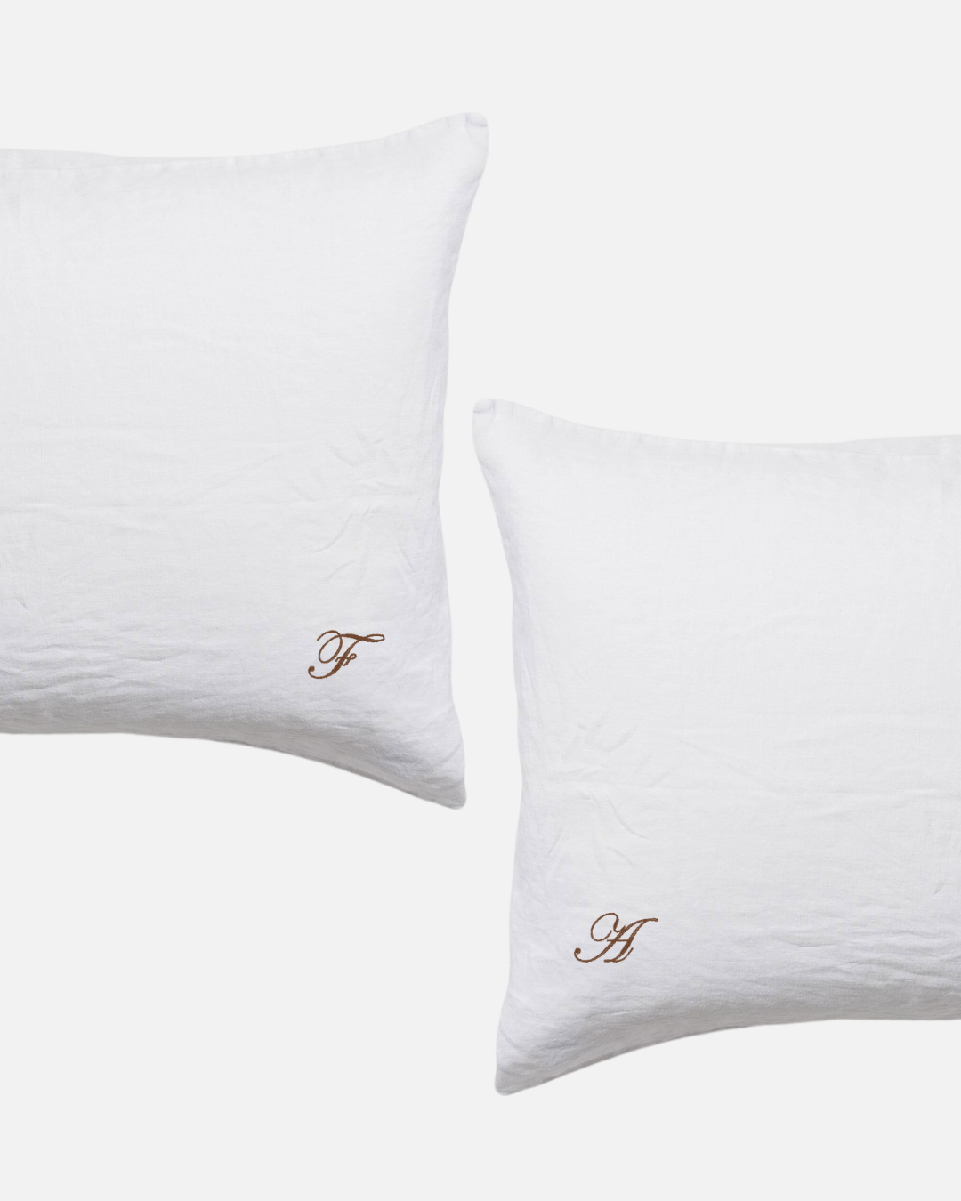 Custom Embroidered Pillowcases - Lorelai Font
