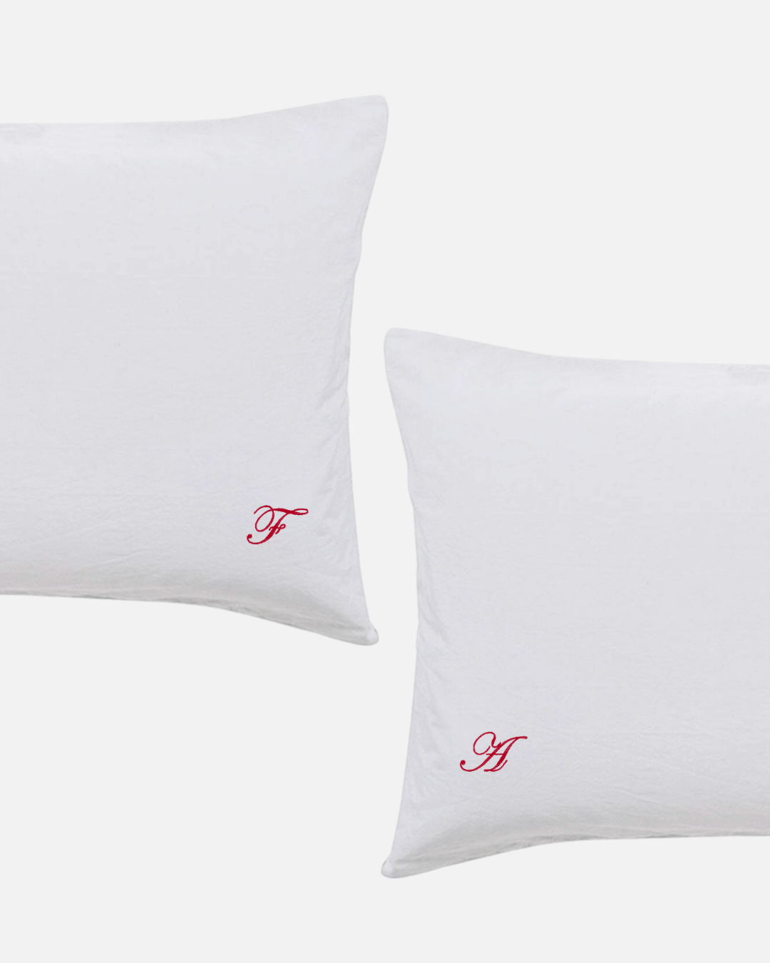 Custom Embroidered Pillowcases - Lorelai Font