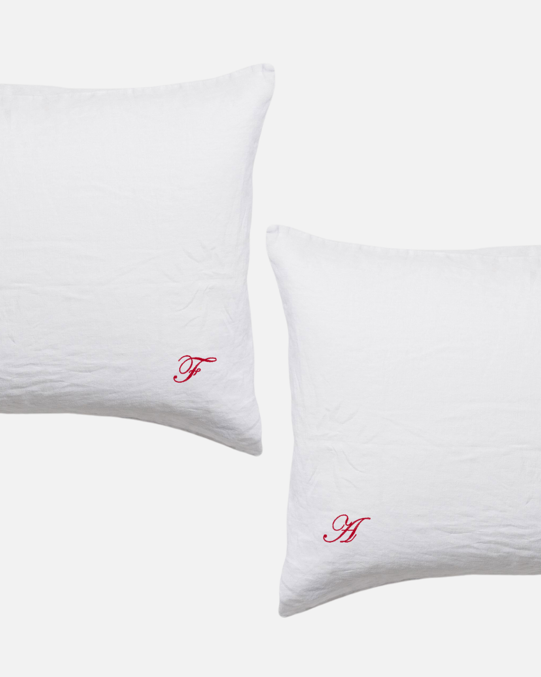 Custom Embroidered Pillowcases - Lorelai Font