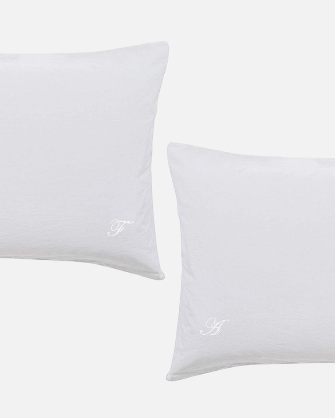 Custom Embroidered Pillowcases - Lorelai Font