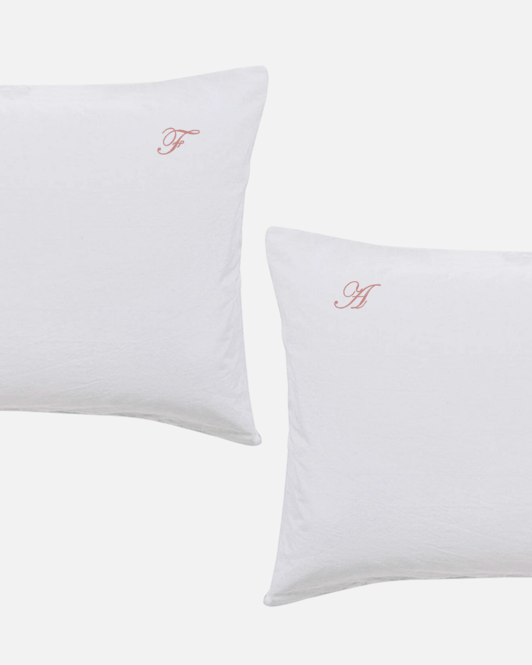 Custom Embroidered Pillowcases - Lorelai Font