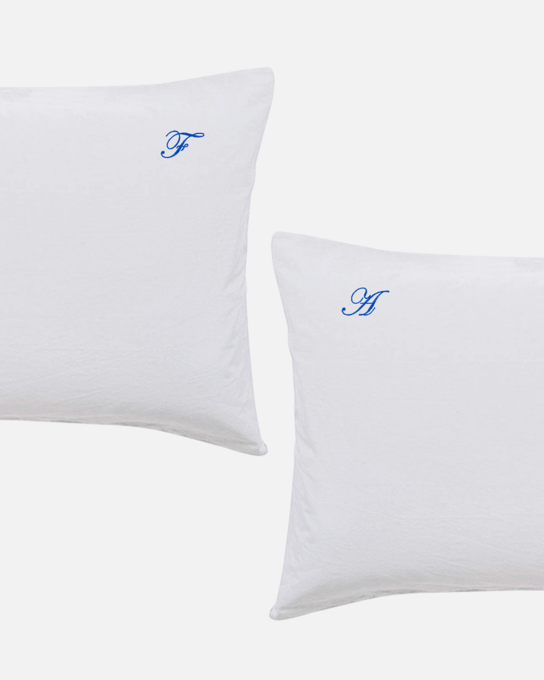 Custom Embroidered Pillowcases - Lorelai Font