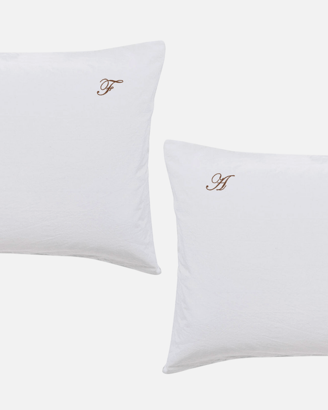 Custom Embroidered Pillowcases - Lorelai Font