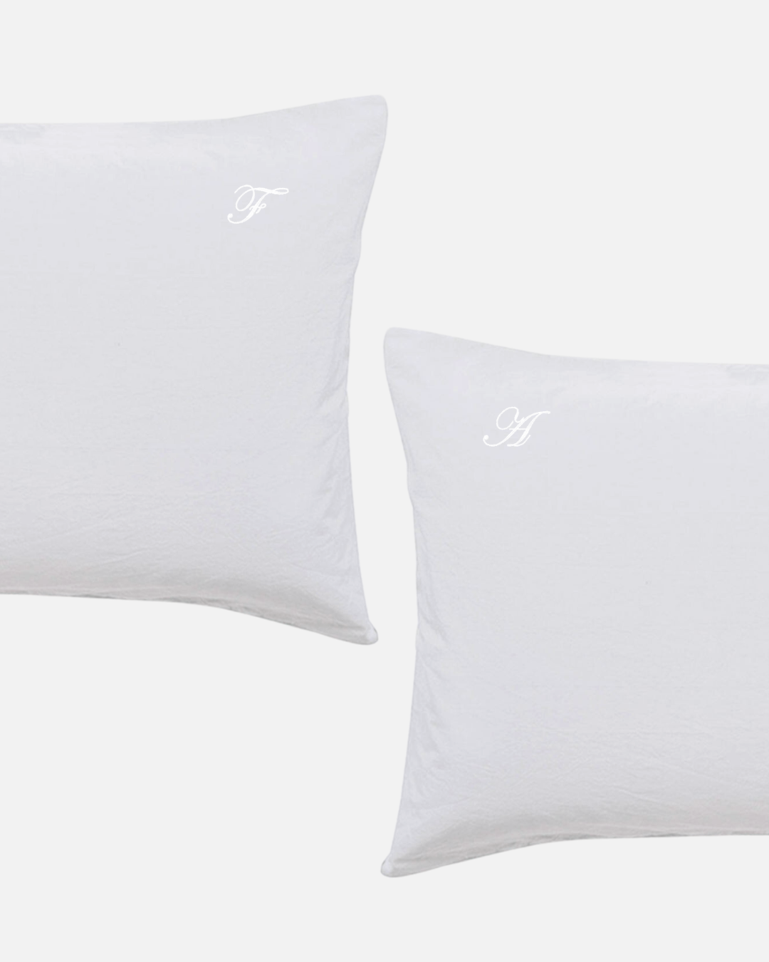 Custom Embroidered Pillowcases - Lorelai Font