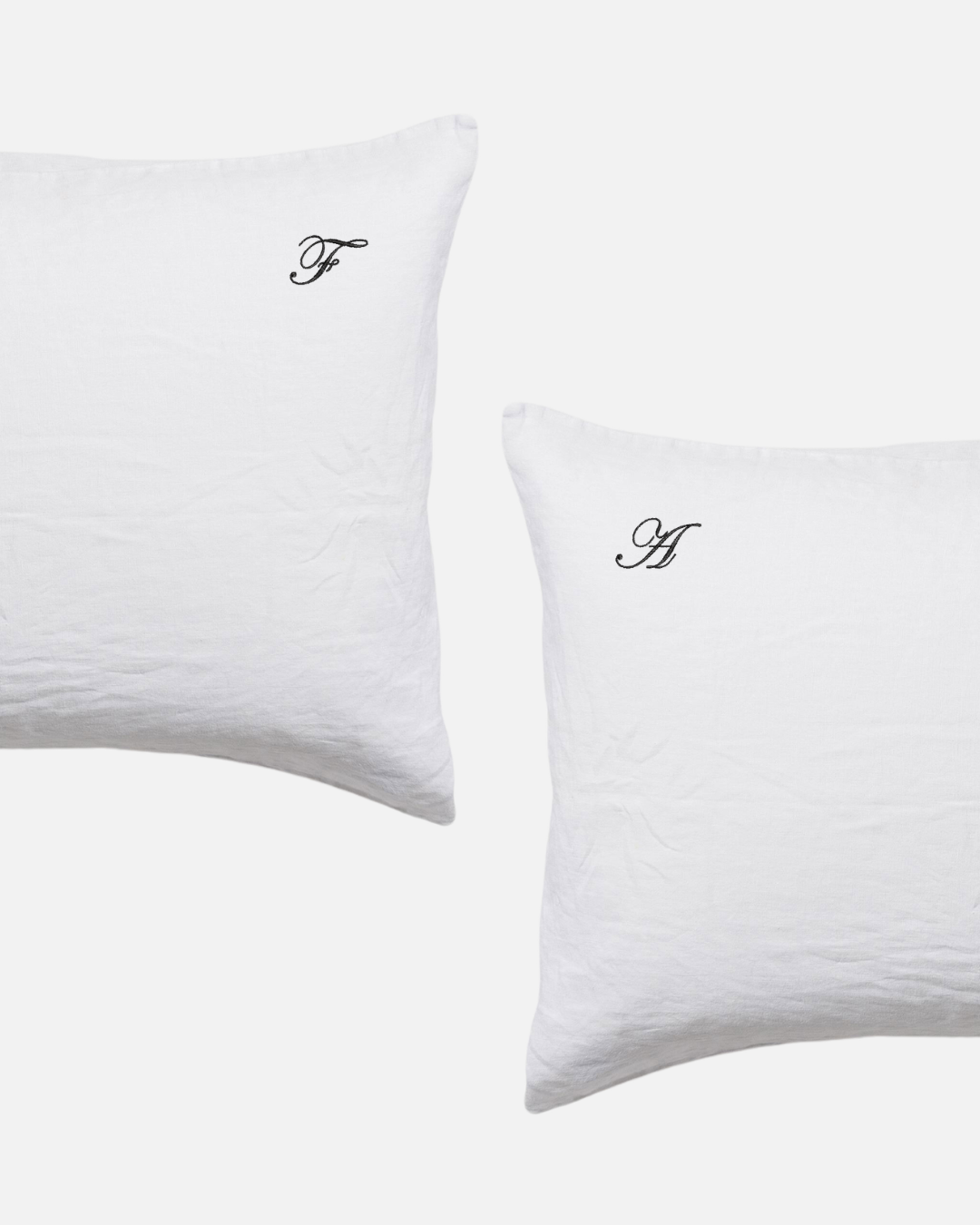Custom Embroidered Pillowcases - Lorelai Font