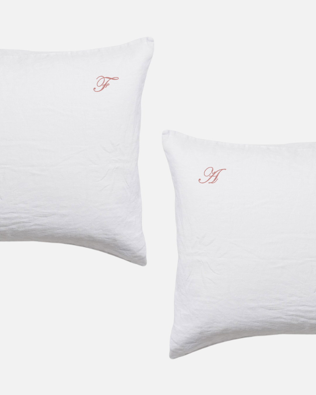 Custom Embroidered Pillowcases - Lorelai Font
