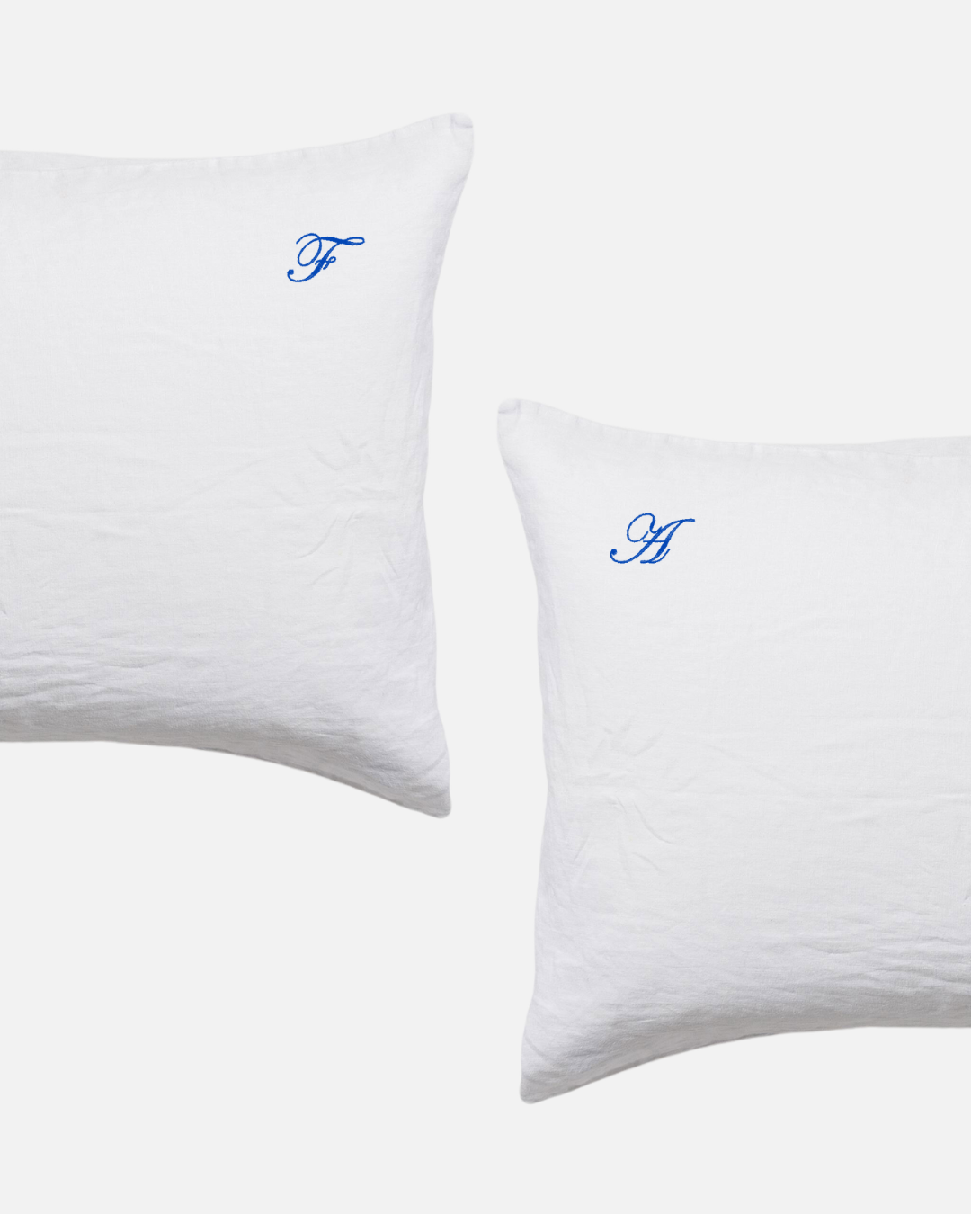 Custom Embroidered Pillowcases - Lorelai Font
