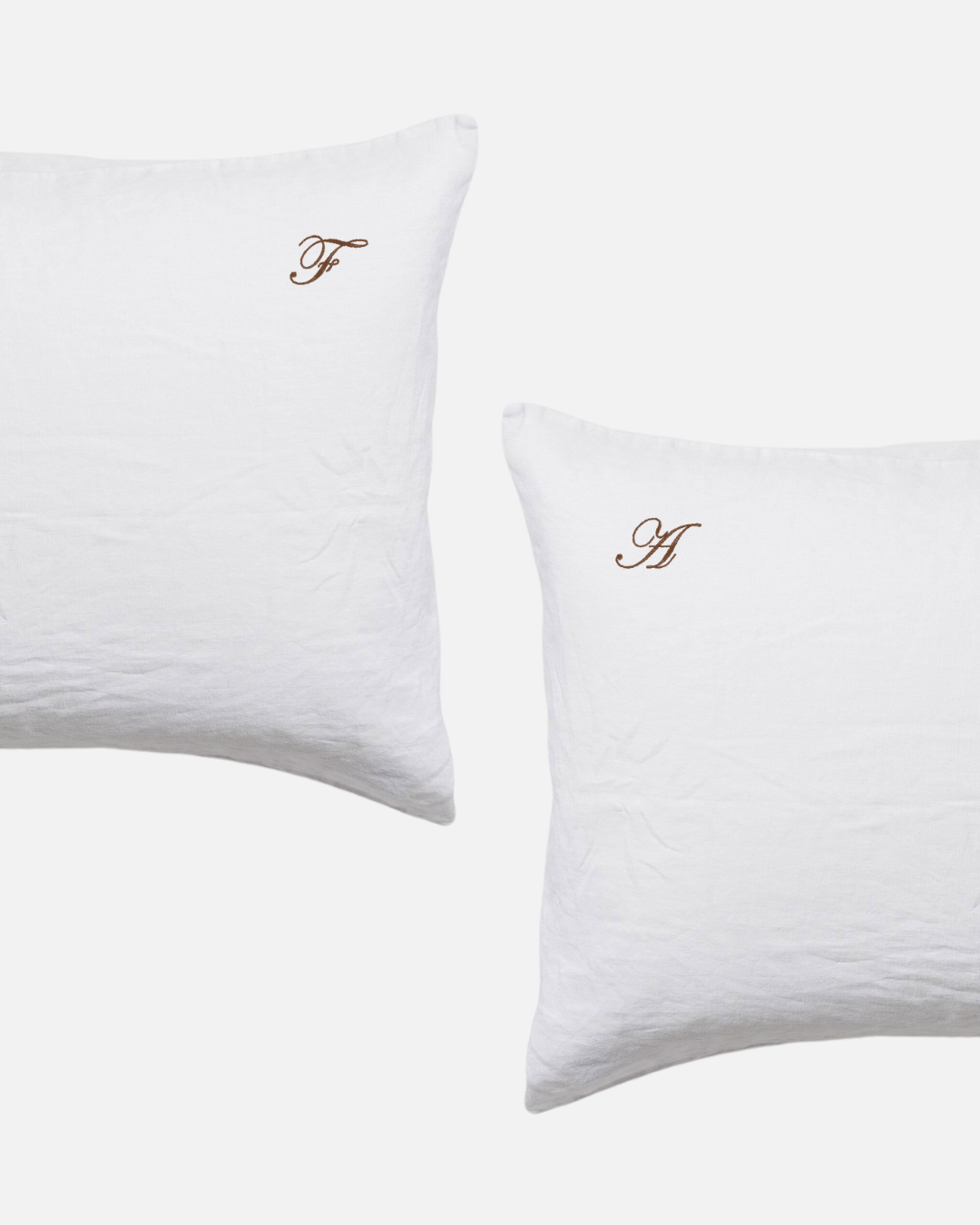 Custom Embroidered Pillowcases - Lorelai Font