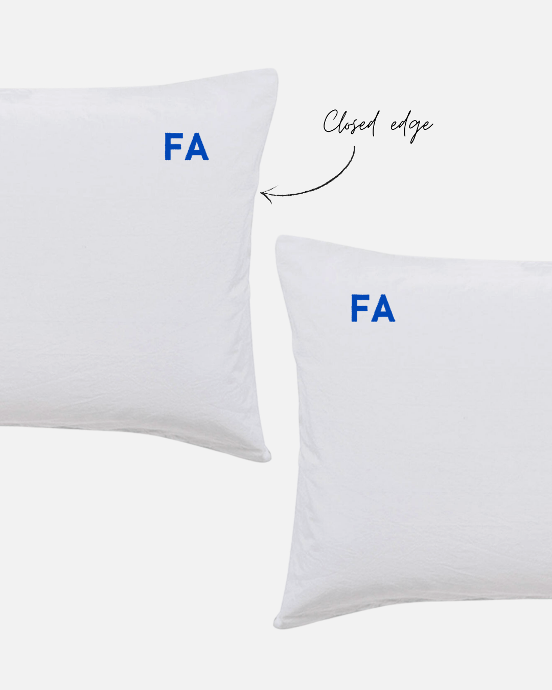 Custom Embroidered Pillowcases - Monica