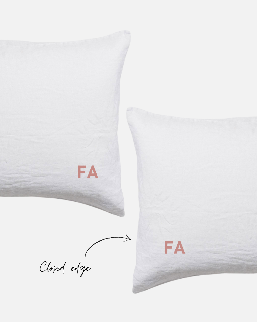 Custom Embroidered Pillowcases - Monica