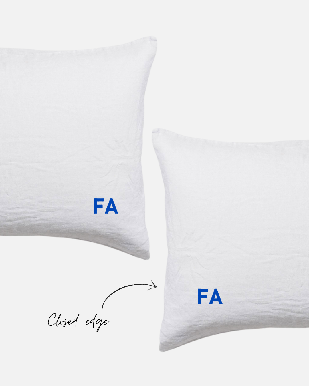 Custom Embroidered Pillowcases - Monica