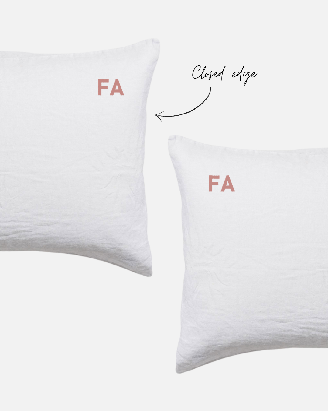 Custom Embroidered Pillowcases - Monica