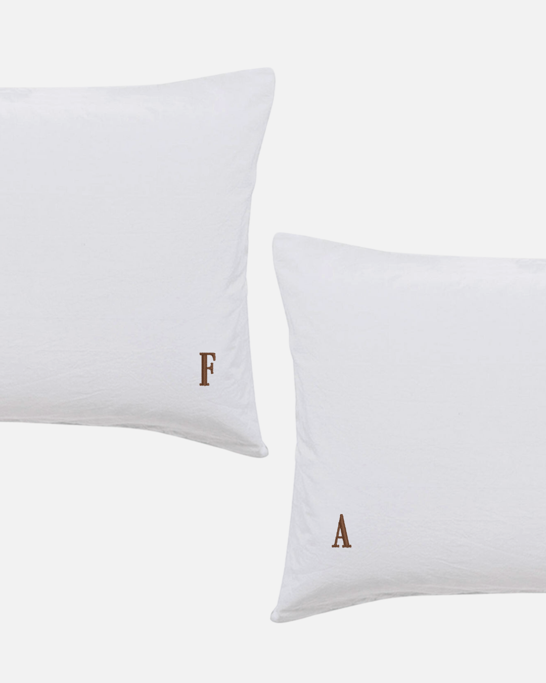 Custom Embroidered Pillowcases - Prue Font