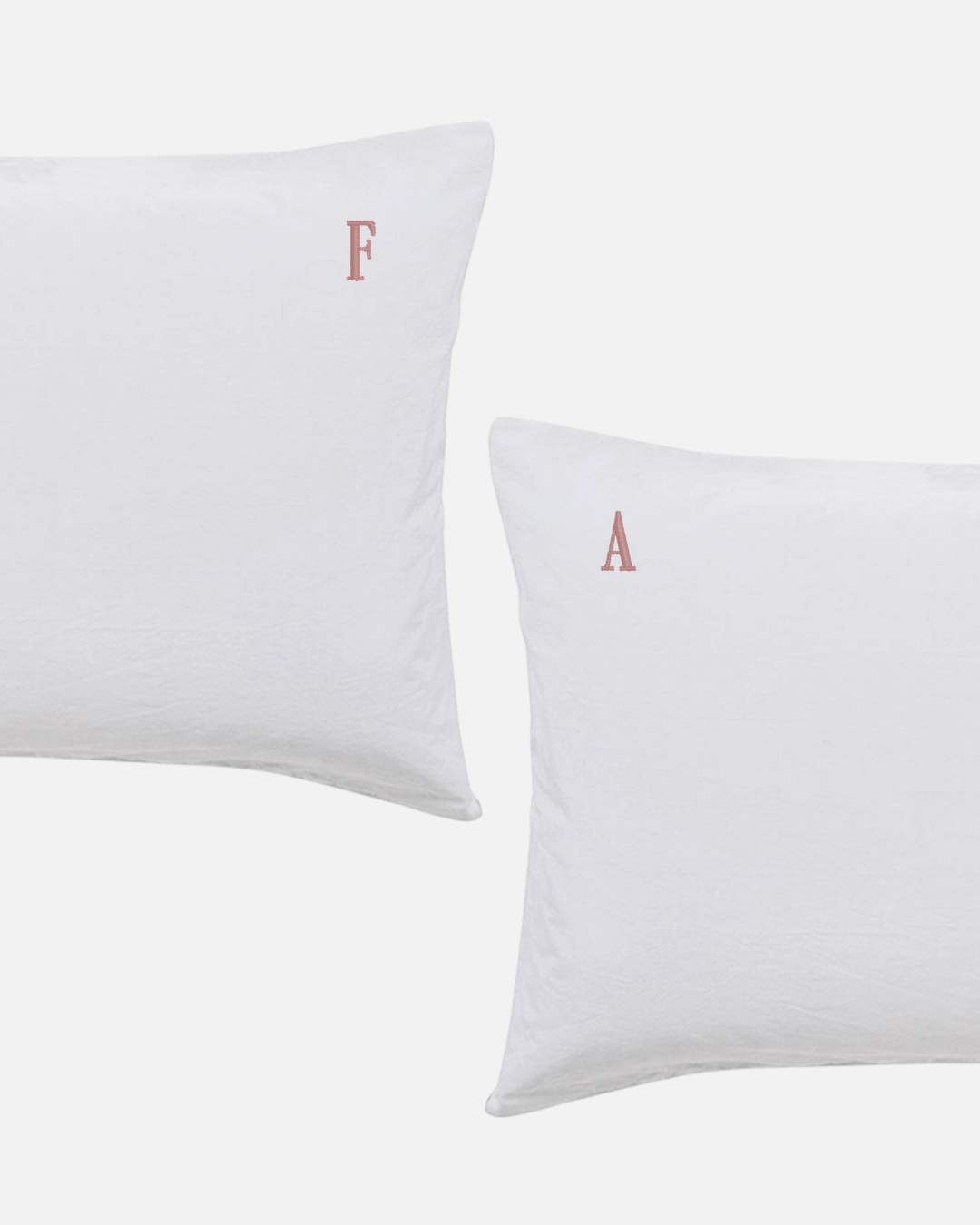 Custom Embroidered Pillowcases - Prue Font