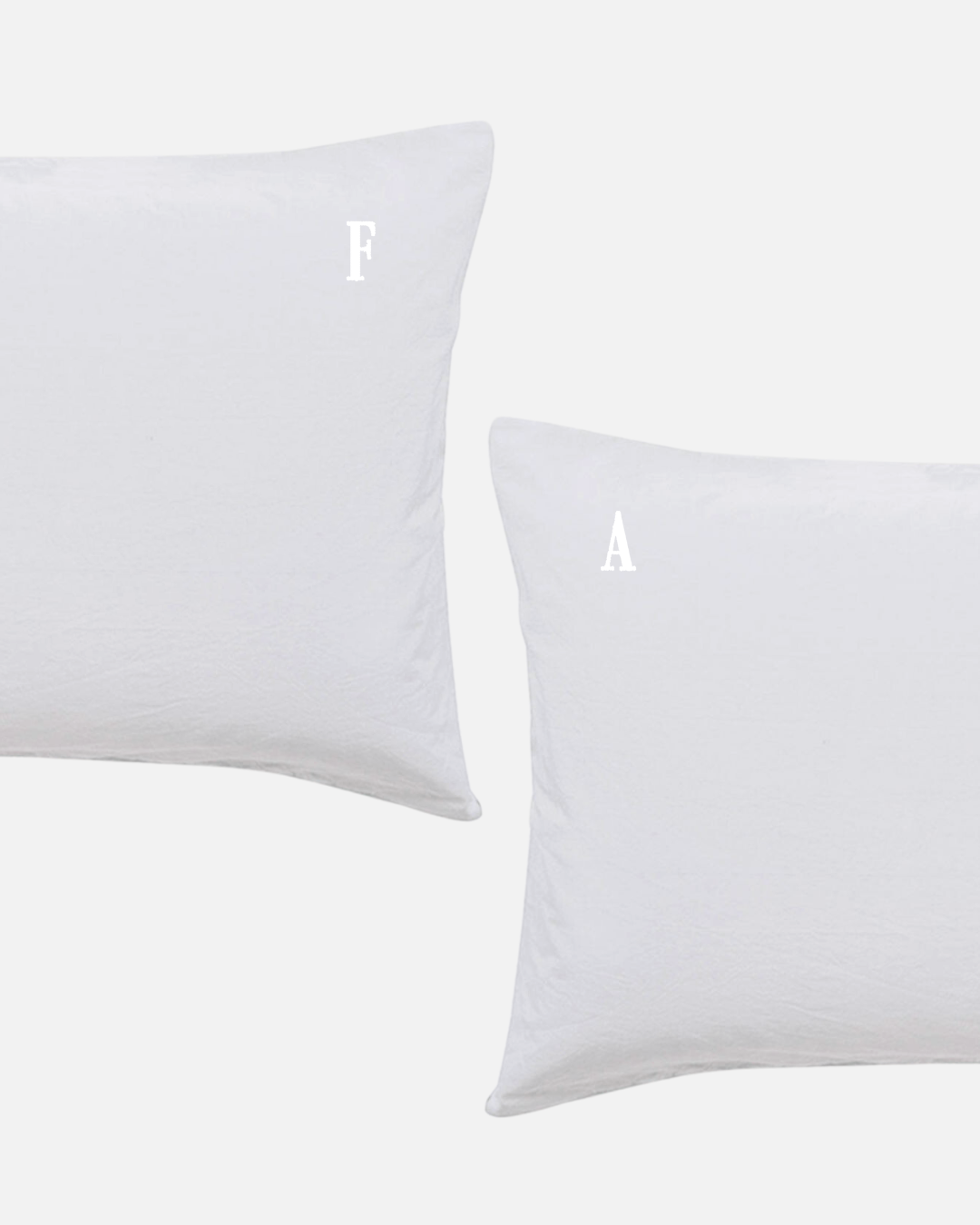 Custom Embroidered Pillowcases - Prue Font