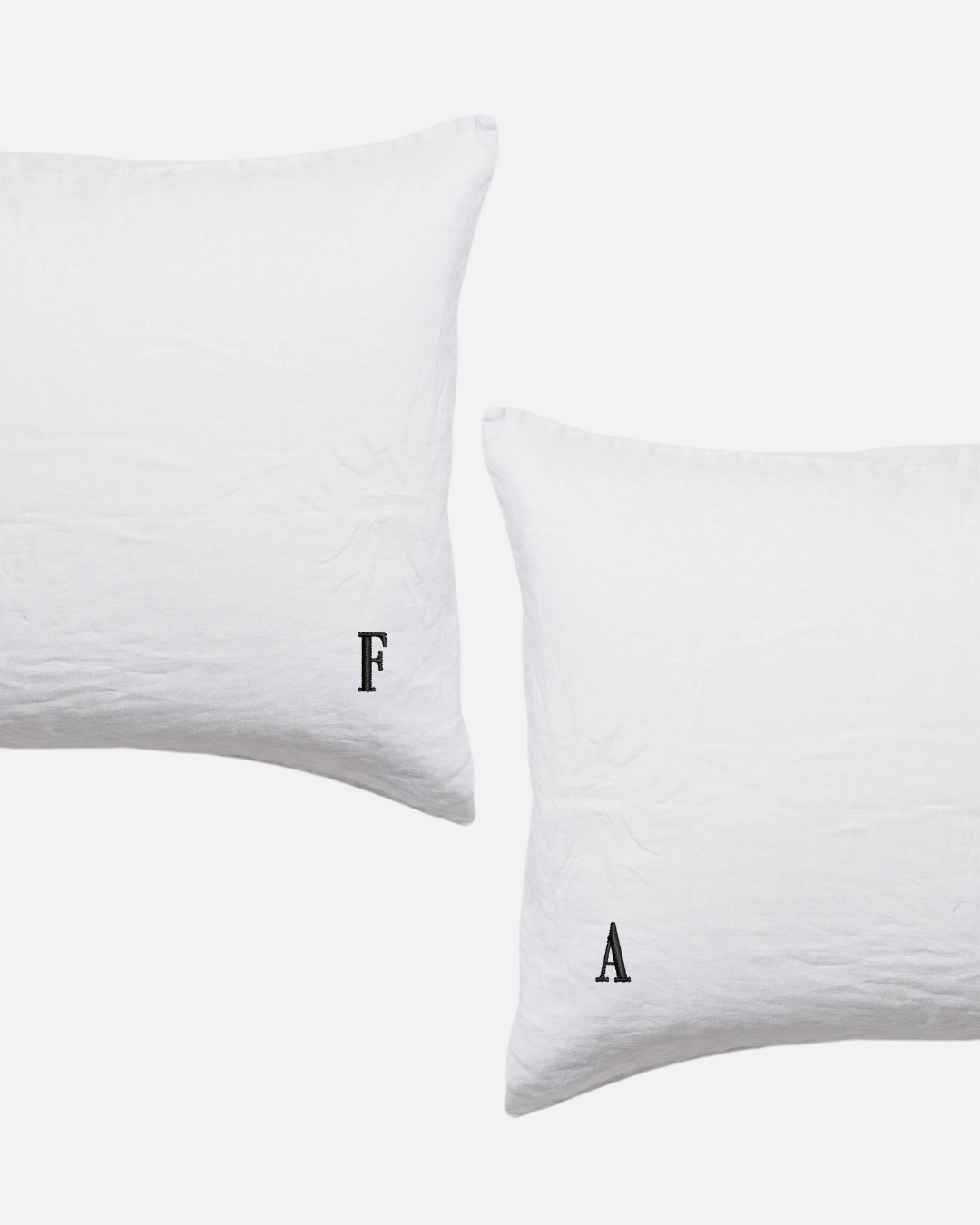 Custom Embroidered Pillowcases - Prue Font