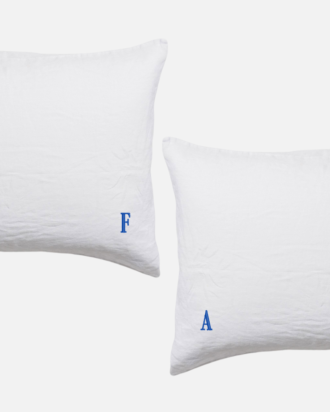 Custom Embroidered Pillowcases - Prue Font