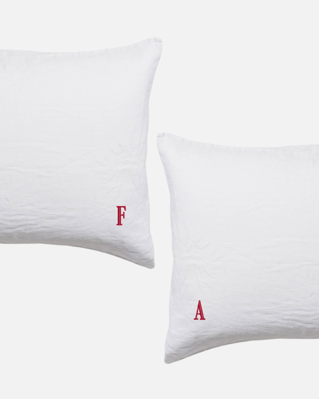 Custom Embroidered Pillowcases - Prue Font