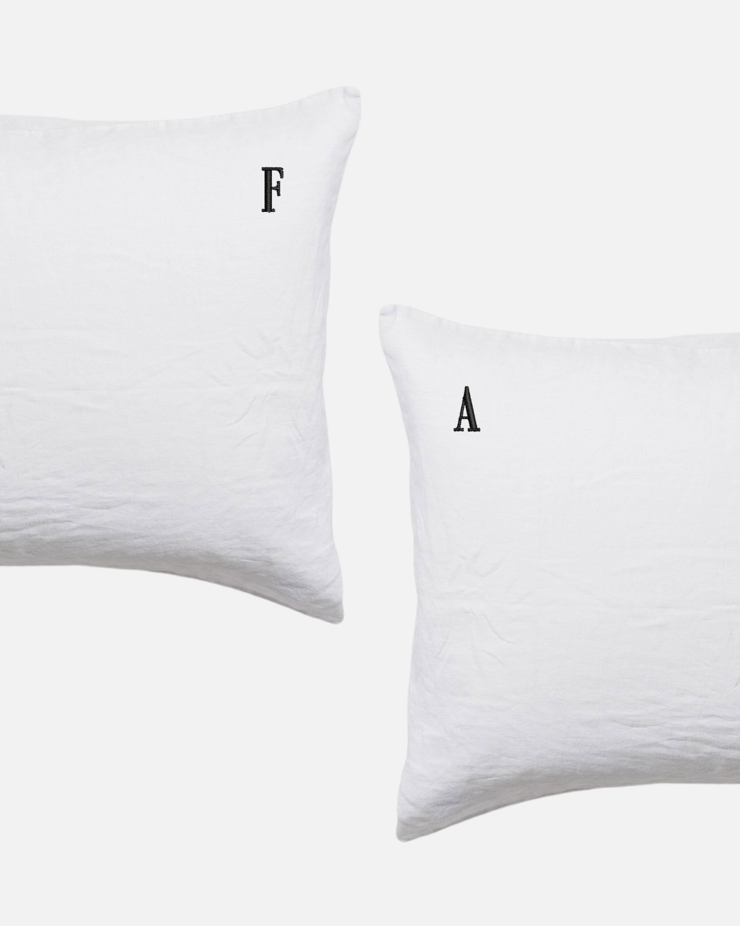 Custom Embroidered Pillowcases - Prue Font