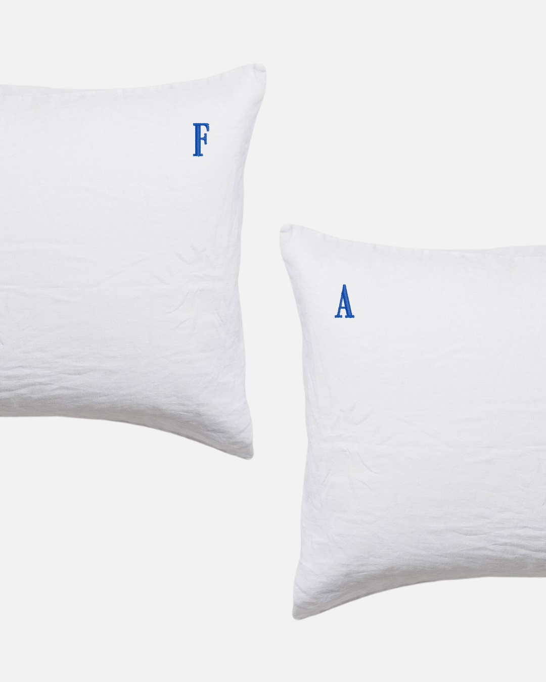 Custom Embroidered Pillowcases - Prue Font