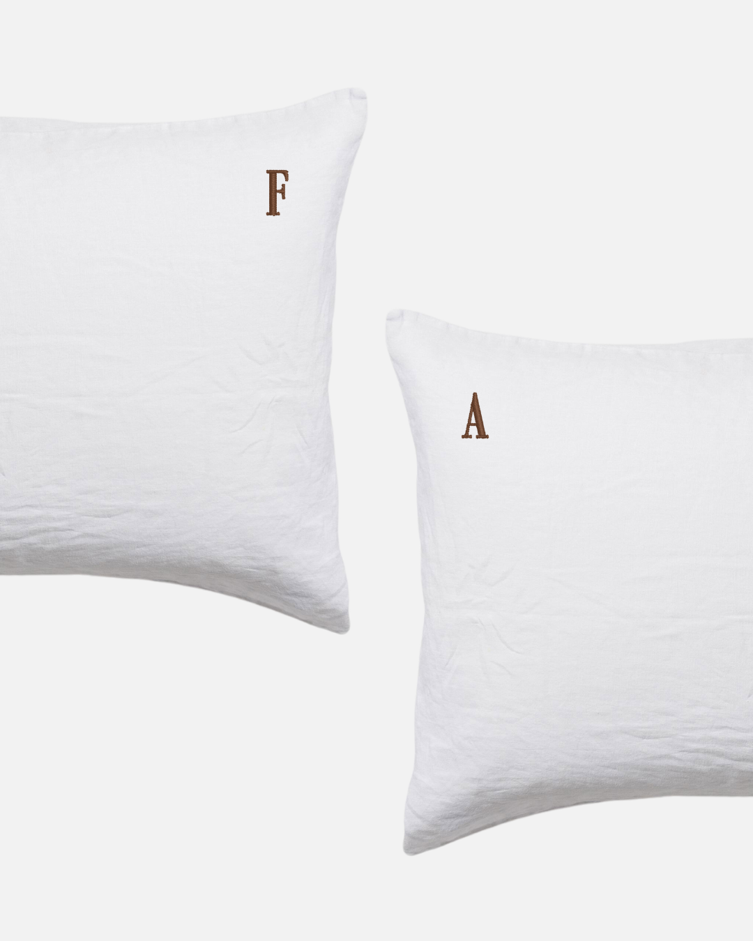 Custom Embroidered Pillowcases - Prue Font