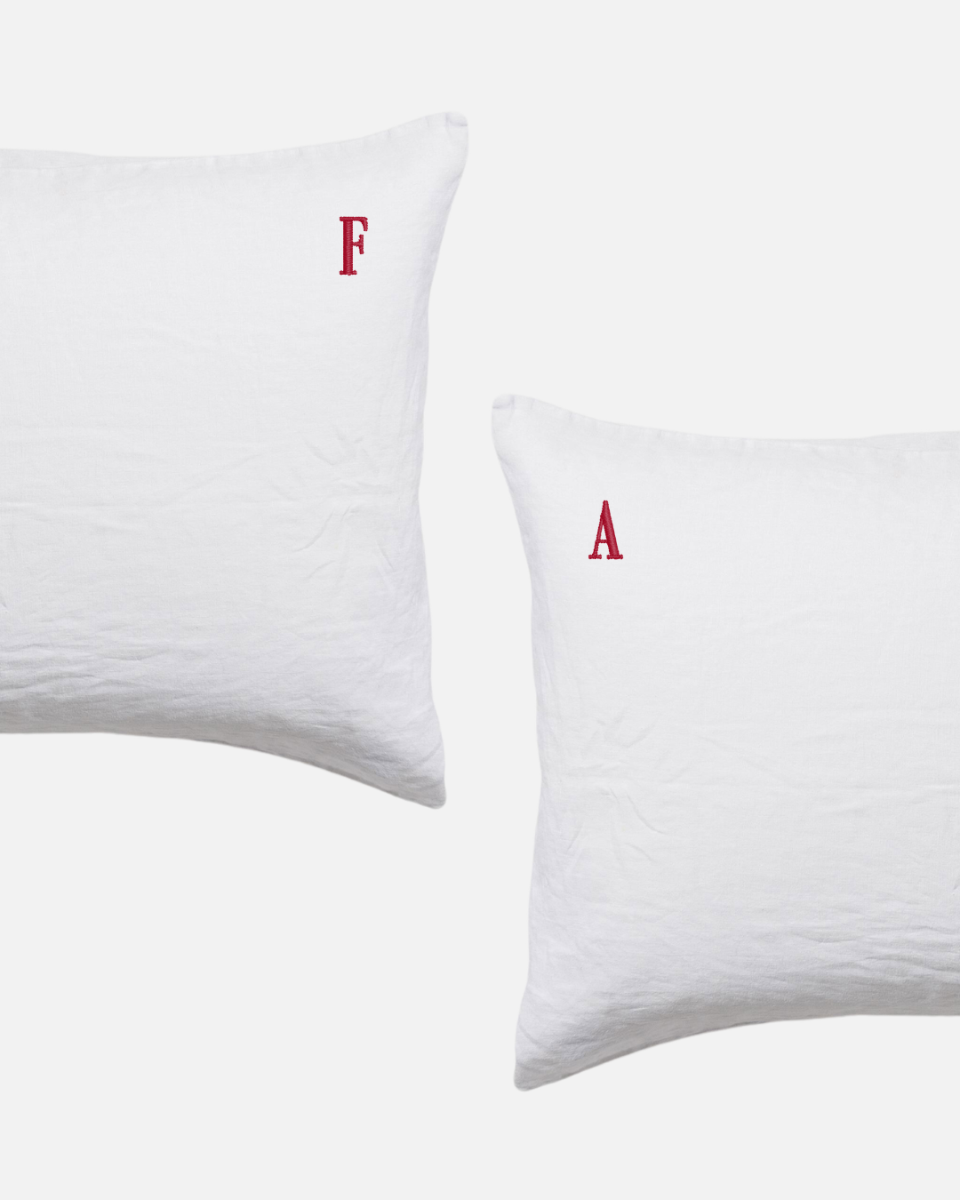 Custom Embroidered Pillowcases - Prue Font