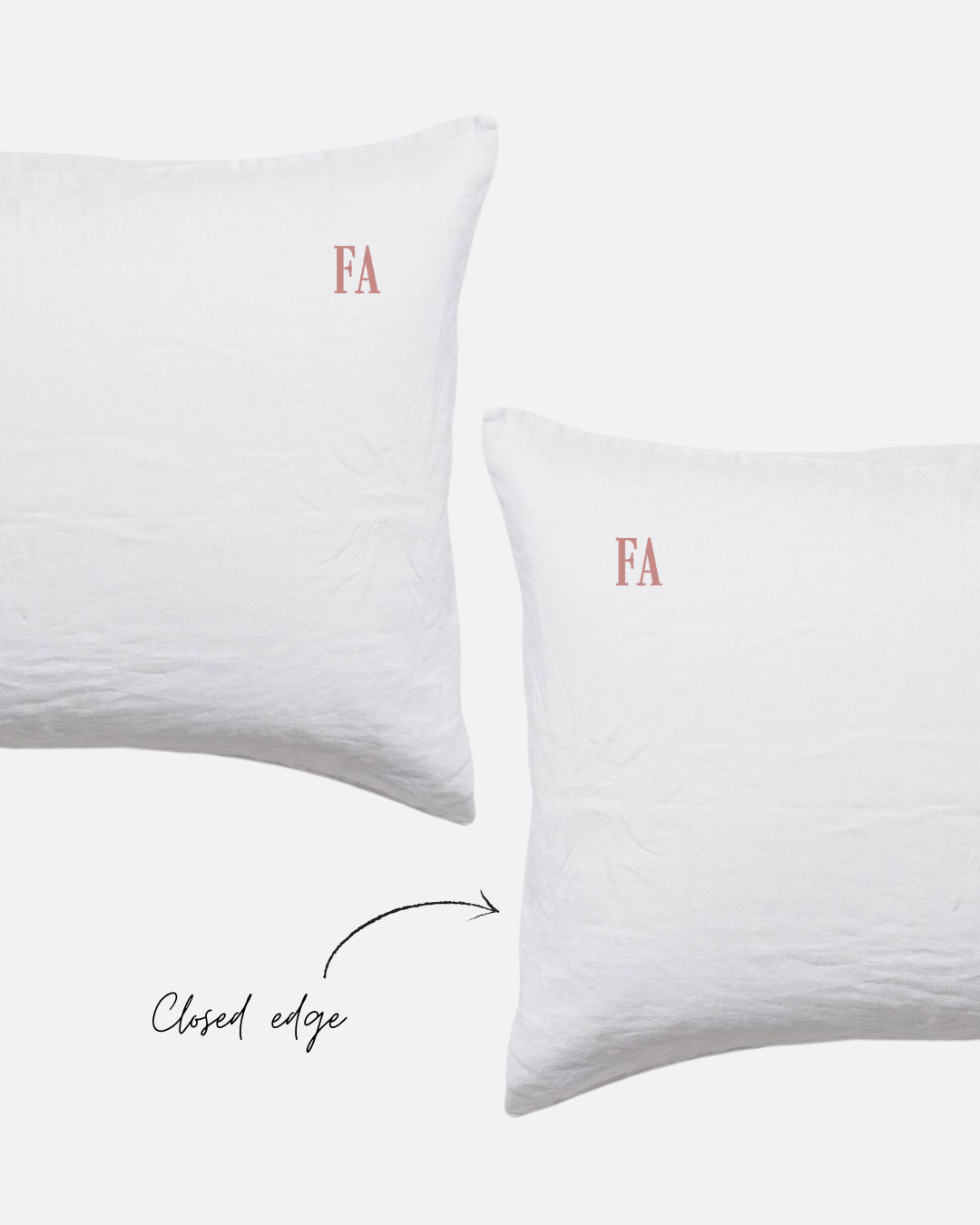 Custom Embroidered Pillowcase Pair - Prue