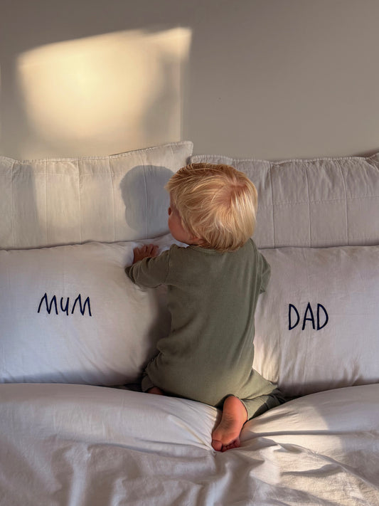 Custom Embroidered Pillowcases - Angelica